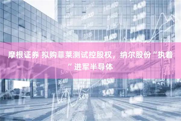 摩根证券 拟购菲莱测试控股权，纳尔股份“执着”进军半导体